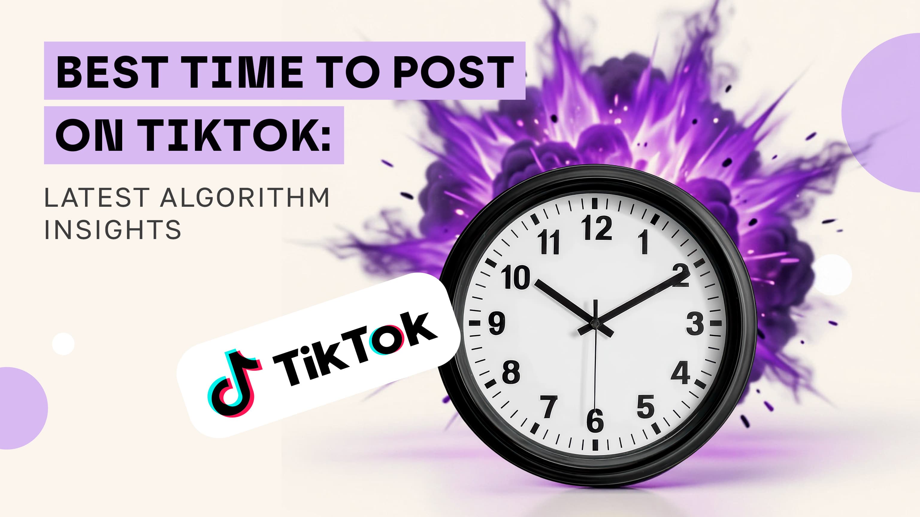 Best time to post on TikTok: what the data actually shows